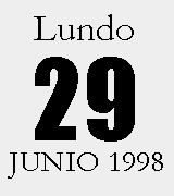 La 29a de junio 1998