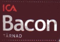 Tärnad bacon