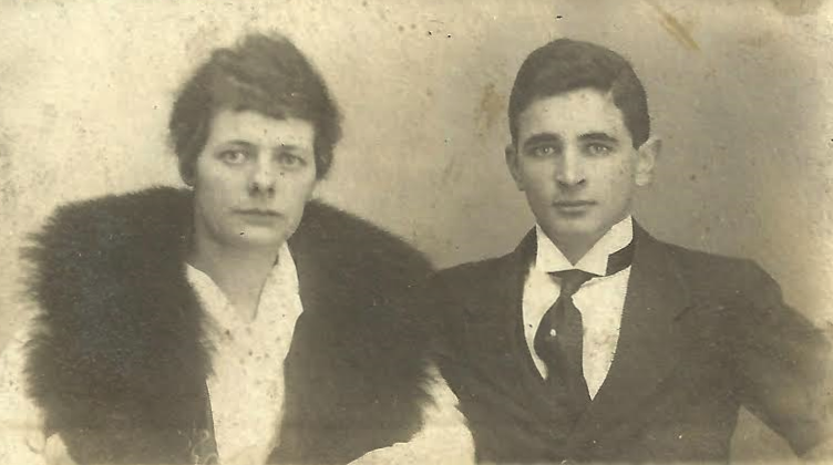 Farmors moster Anna Johanna, gift Fri[e]dman och Garvey (1893-1979) med förste maken Wolf/Wulf Fri[e]dman